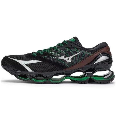 Mizuno Sneakers Wave Prophecy LS mechanical-cushioning — RM Collaboration black and green D1GG 230101