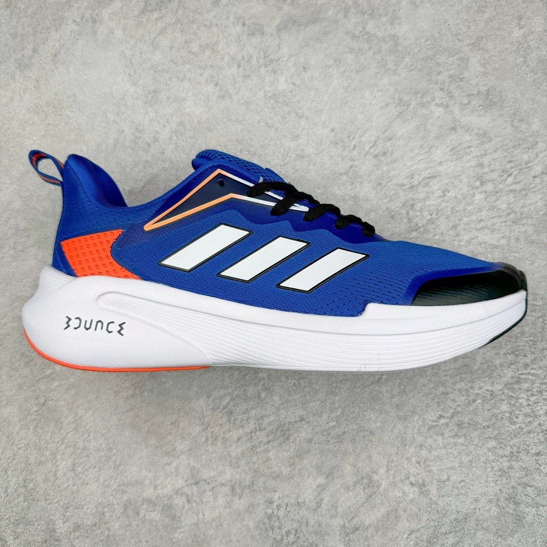 Unbranded Sneakers Low-Top Mesh Lace-Up with Three-Stripe Side Design — blue and black orange