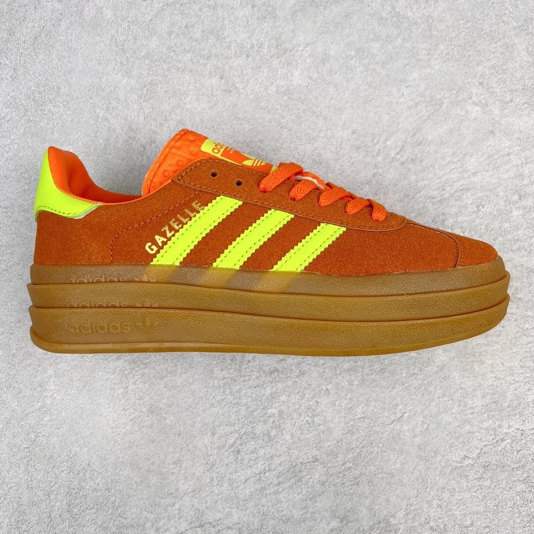 Adidas Sneakers Gazelle Bold platform — Orange-yellow raw rubber