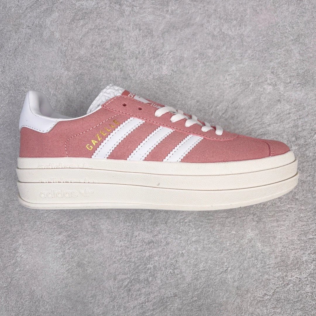 Adidas Sneakers Gazelle Bold platform — Pink and white