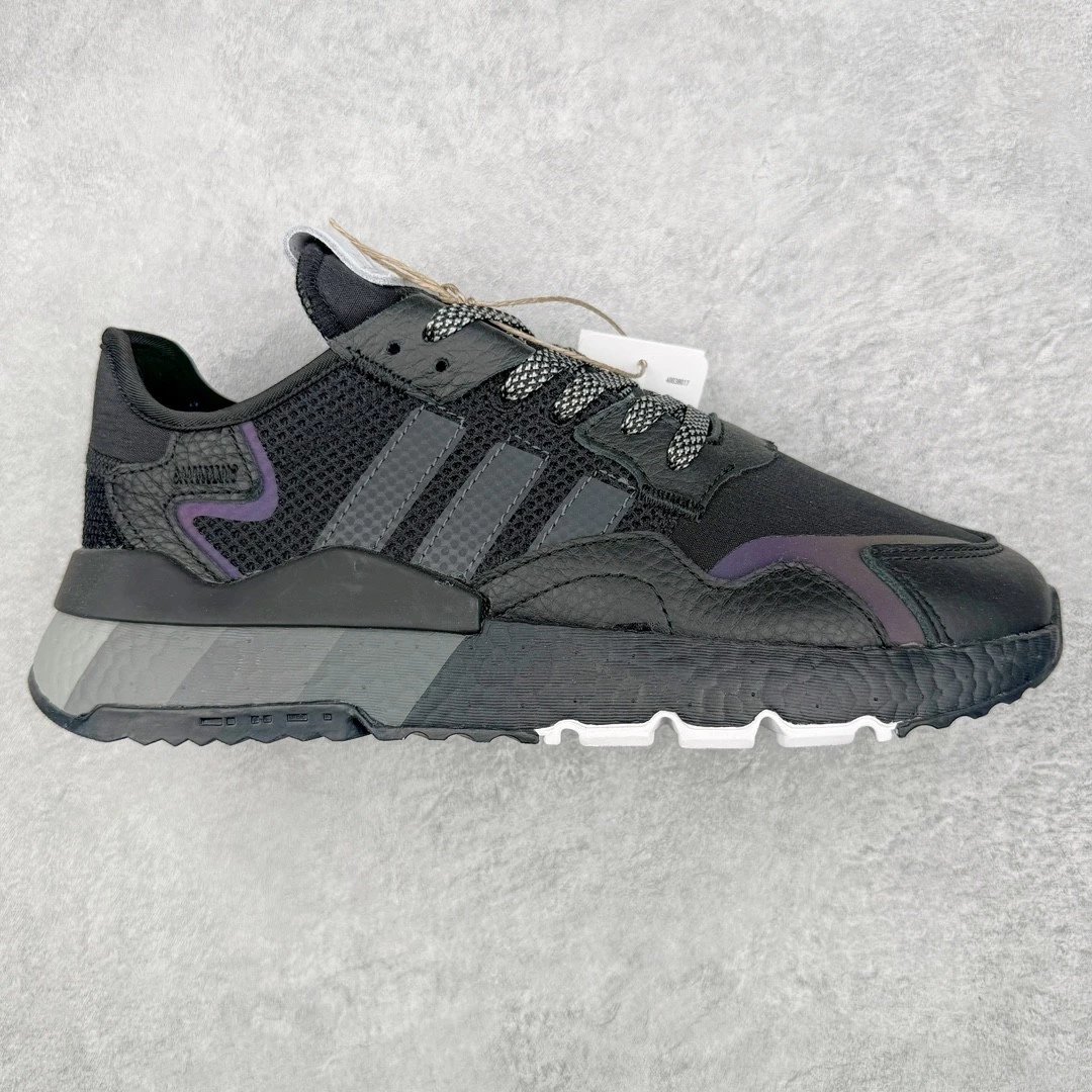 adidas Sneakers Nite Jogger — Black purple
