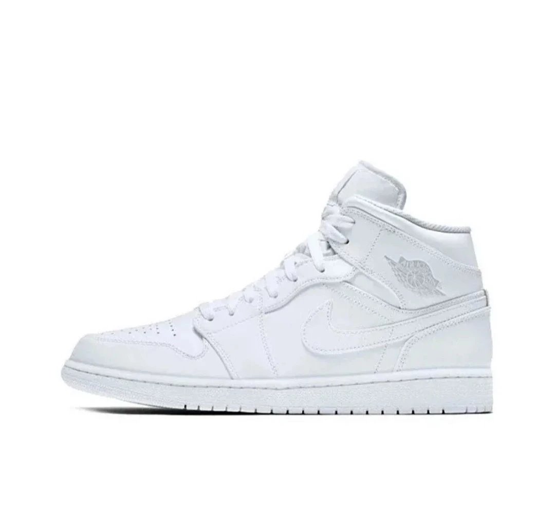 Nike Sneakers Air Jordan 1 Mid — Pure white