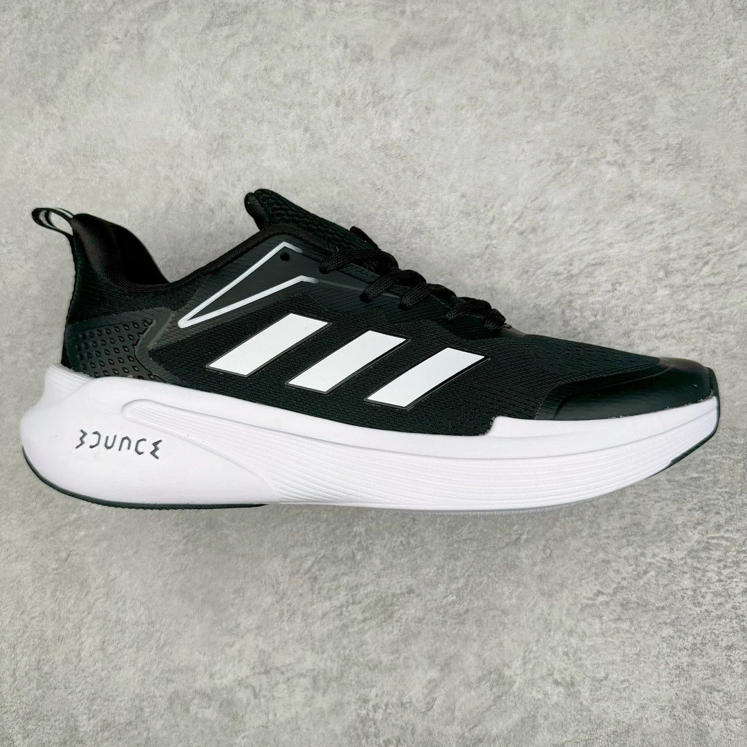 Unbranded Sneakers Low-Top Mesh Lace-Up with Three-Stripe Side Design — black and white letters