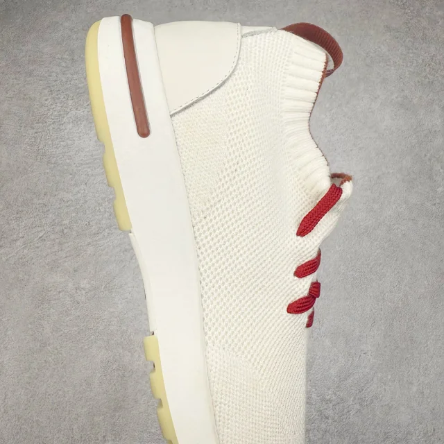 Unbranded Sneakers Knit Sock with Leather Heel Panels product detail image 15