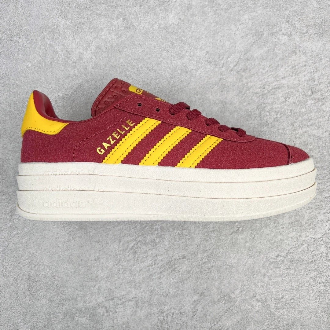 Adidas Sneakers Gazelle Bold platform — Red and yellow