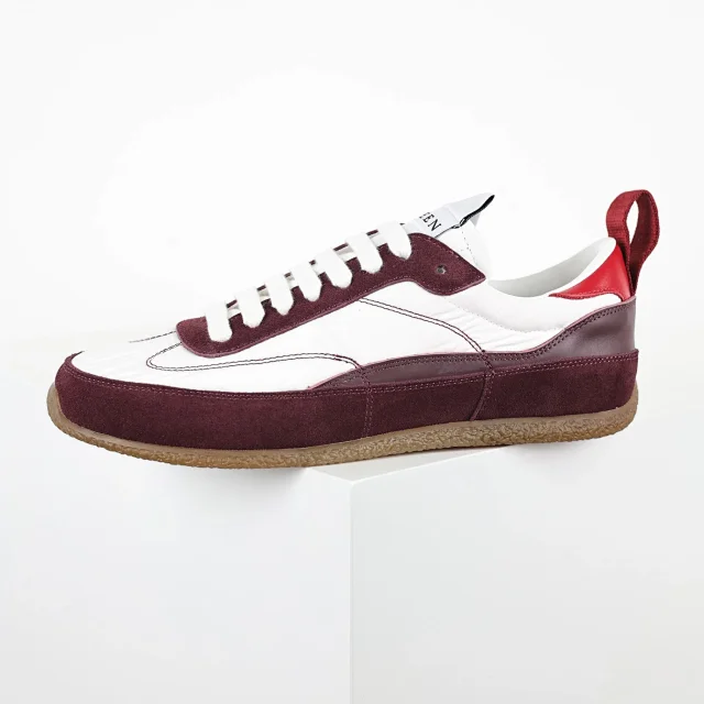 Alexander McQueen Sneakers Low-Top Nylon and Suede with Rear Pull Tabs product detail image 9