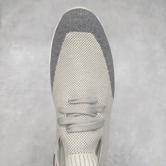 Unbranded Sneakers Knit Sock with Leather Heel Panels product detail image 31