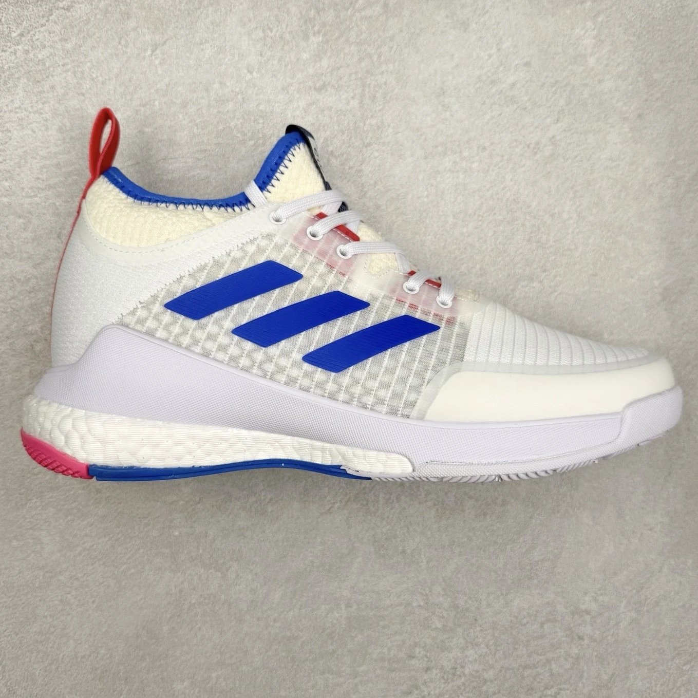 Adidas Sneakers Crazyflight Mid — White, blue, and red