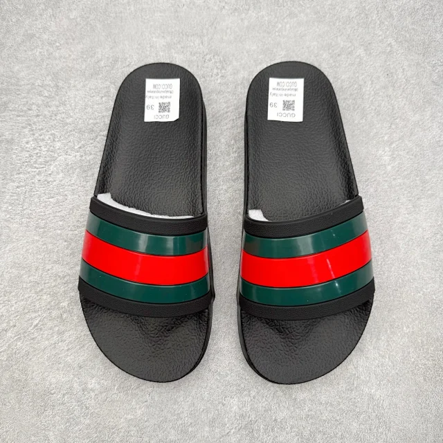 Gucci Slippers Logo-Pattern Lug-Sole Slide product detail image 29