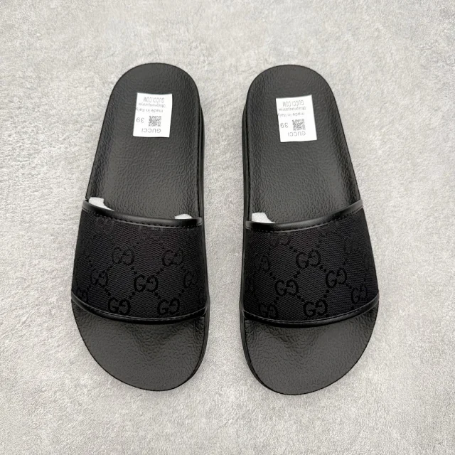 Gucci Slippers Logo-Pattern Lug-Sole Slide product detail image 11