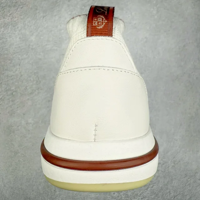 Unbranded Sneakers Knit Sock with Leather Heel Panels product detail image 17