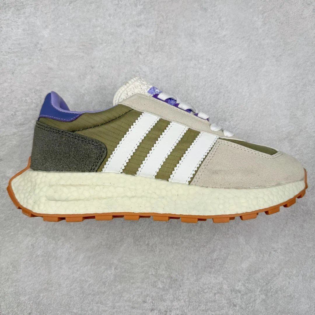 Adidas Sneakers Retropy E5 — green gray purple