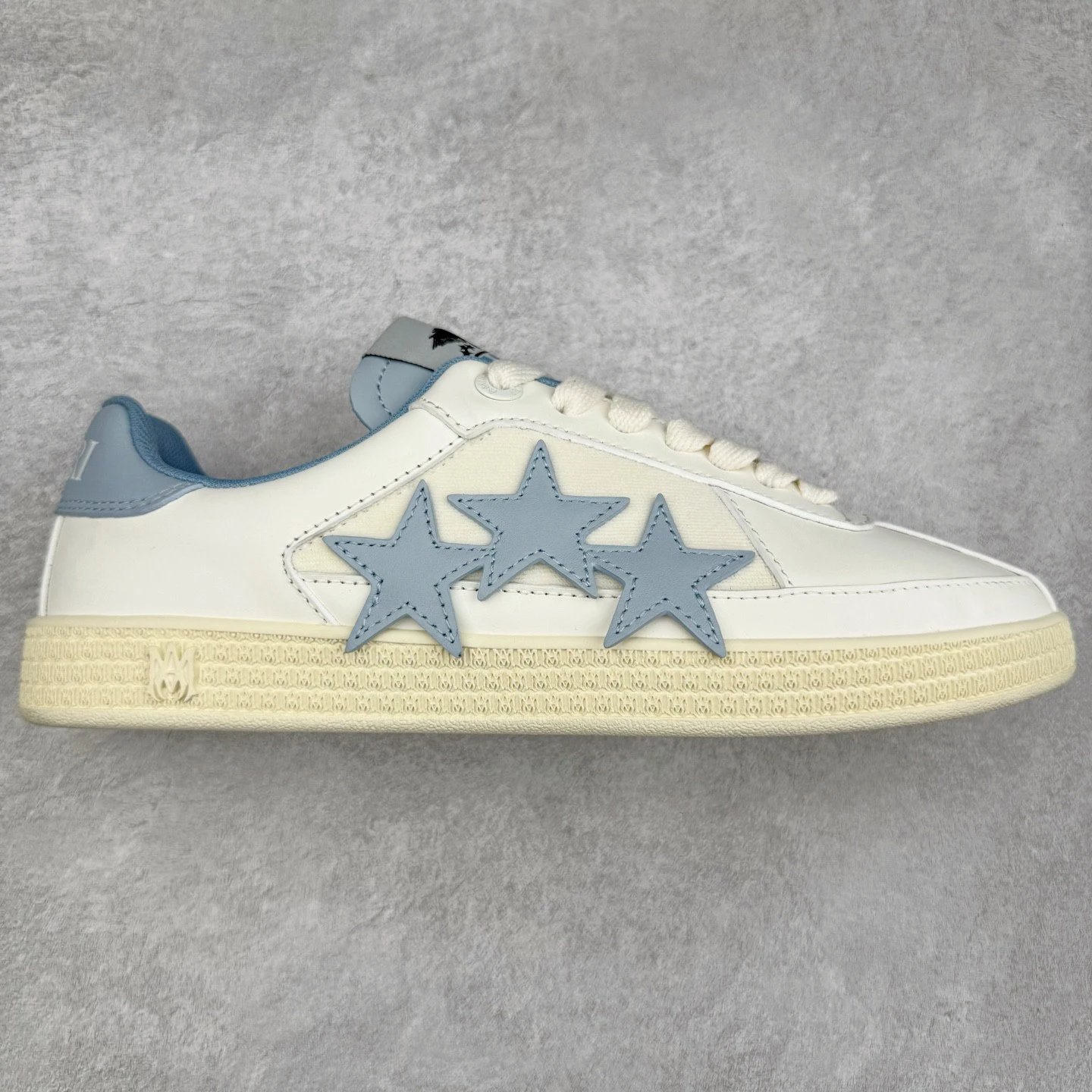 AMIRI Sneakers Skel Top Low — White Blue Star