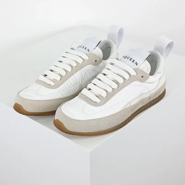 Alexander McQueen Sneakers Low-Top Nylon and Suede with Rear Pull Tabs product detail image 29