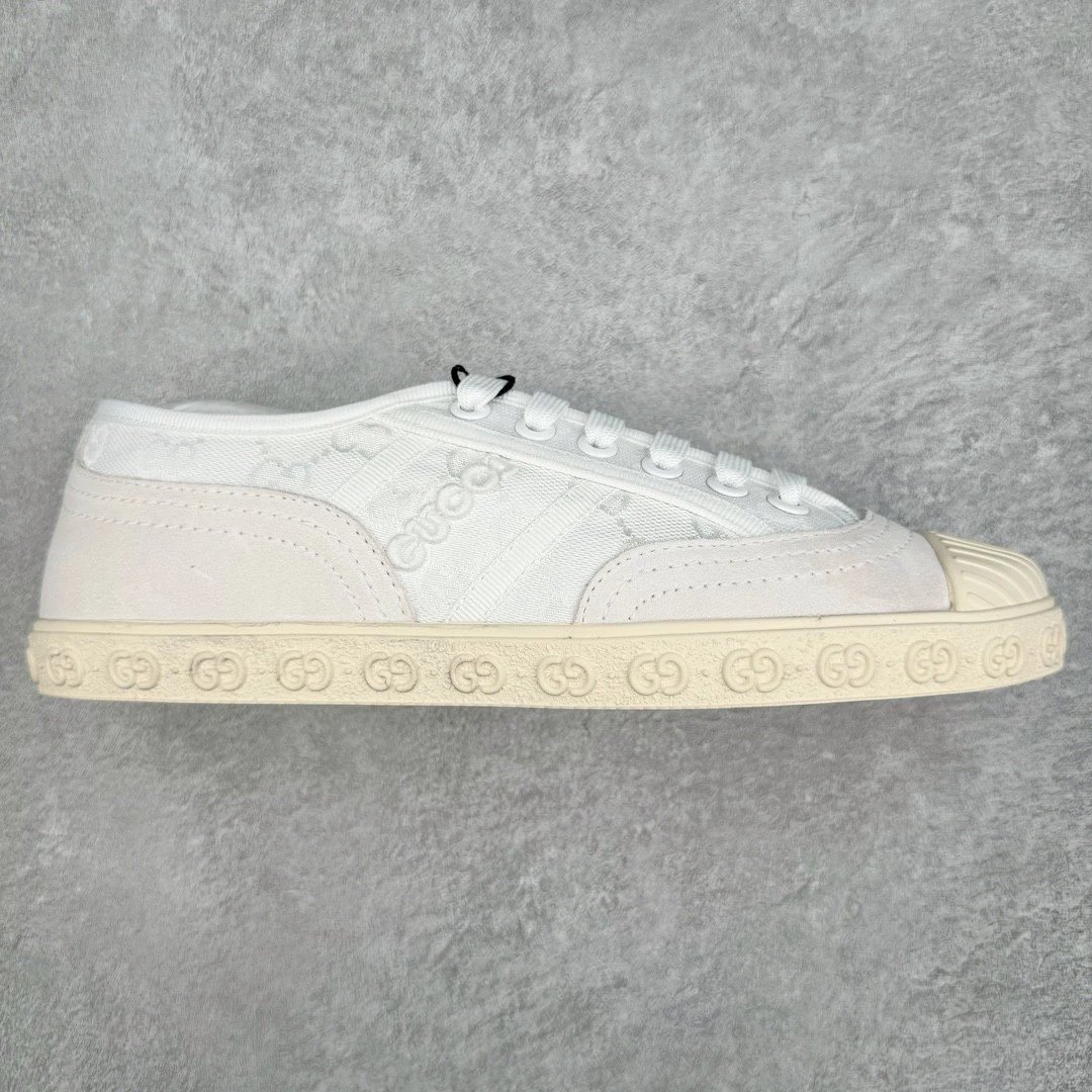 Gucci Sneakers Low-Top GG Canvas — white