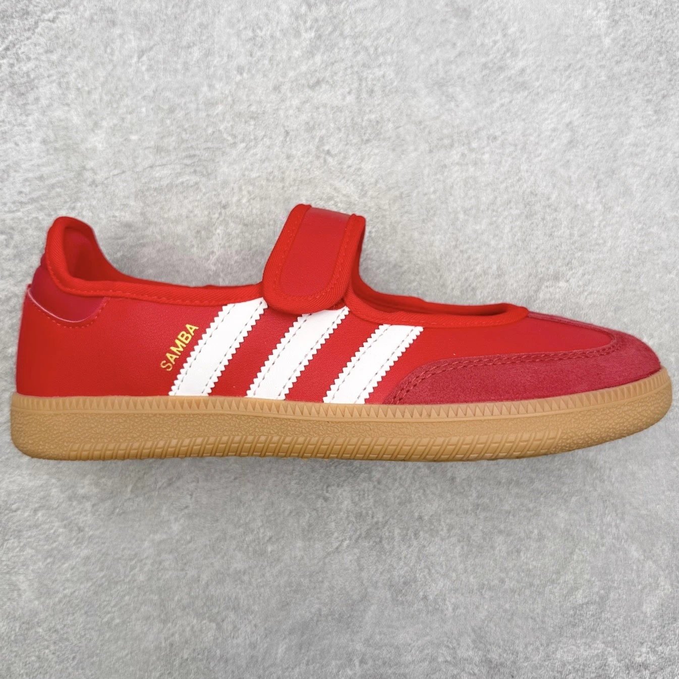 Adidas Sneakers Samba Mary Jane Slip-On — Red and white