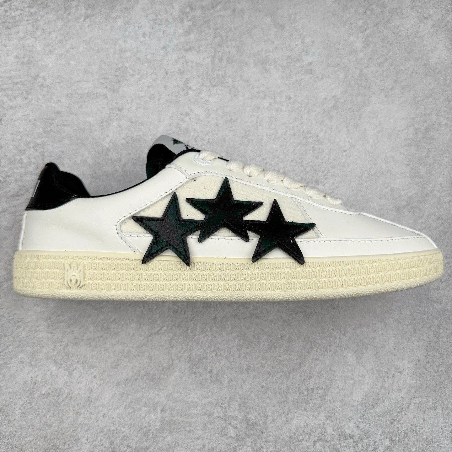AMIRI Sneakers Skel Top Low — White Black Star