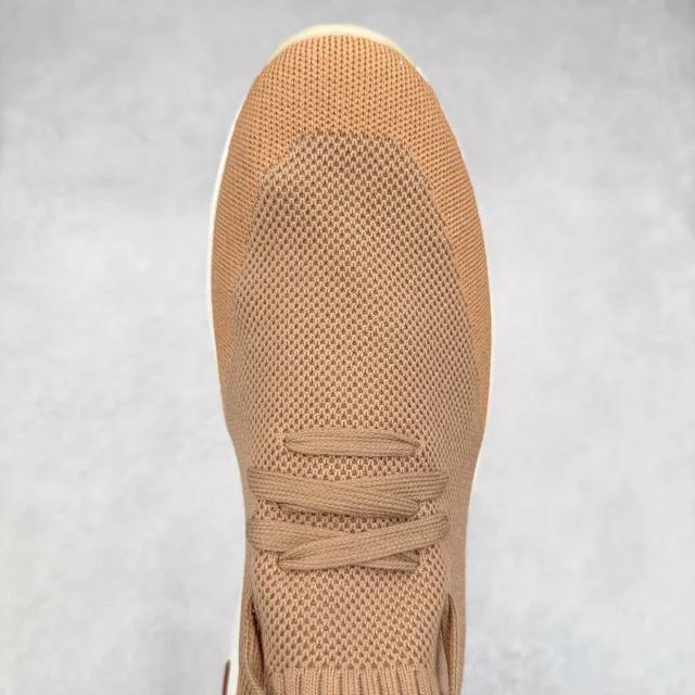 Unbranded Sneakers Knit Sock with Leather Heel Panels product detail image 49