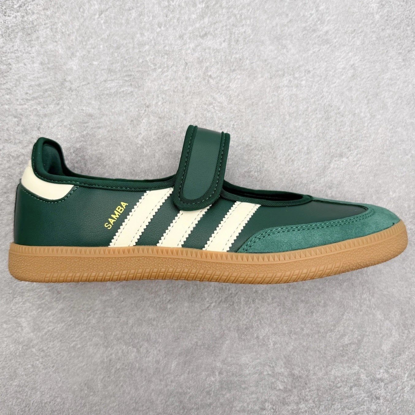 Adidas Sneakers Samba Mary Jane Slip-On — Green and white