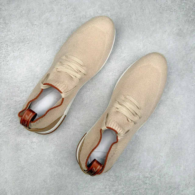 Unbranded Sneakers Knit Sock with Leather Heel Panels product detail image 3