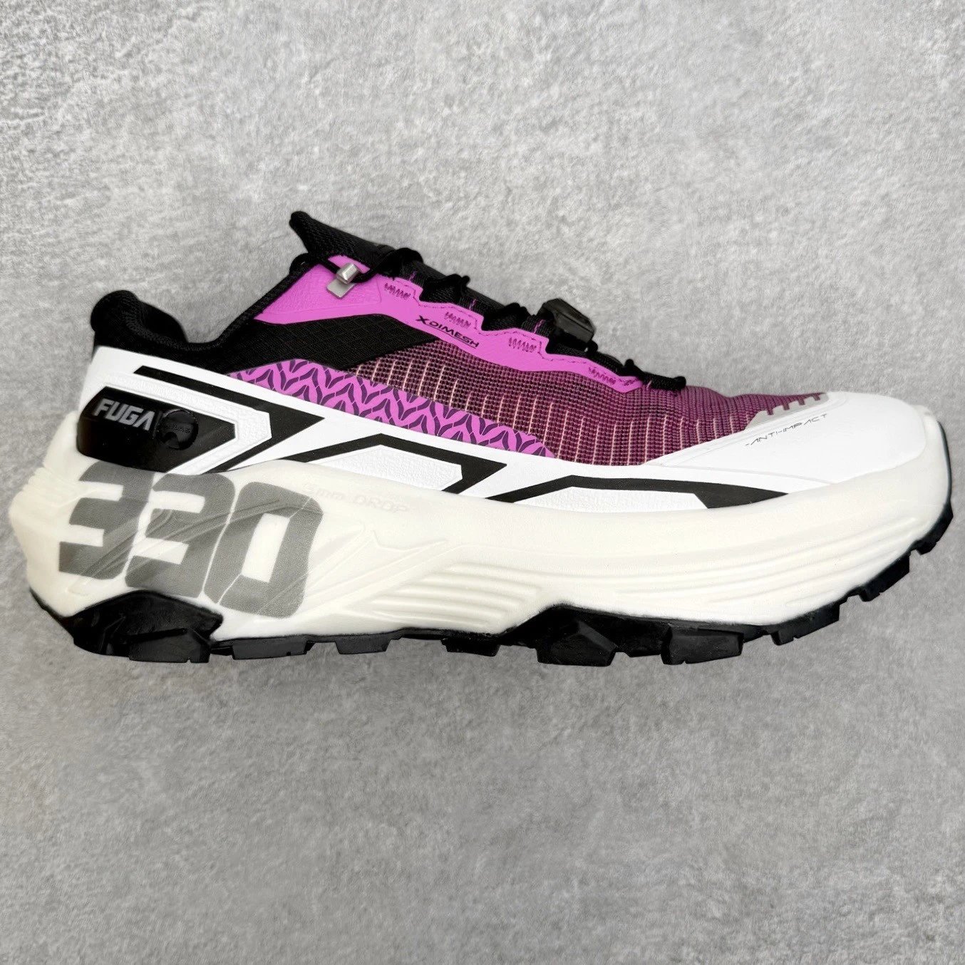 Kailas Sneakers FUGA EX 3 Trail Running Shoes — Pink, purple, and white 330