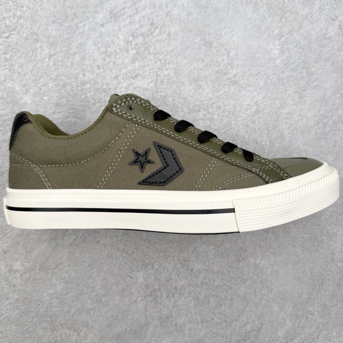 Converse Sneakers Low-Top Canvas Star-and-Chevron — Green