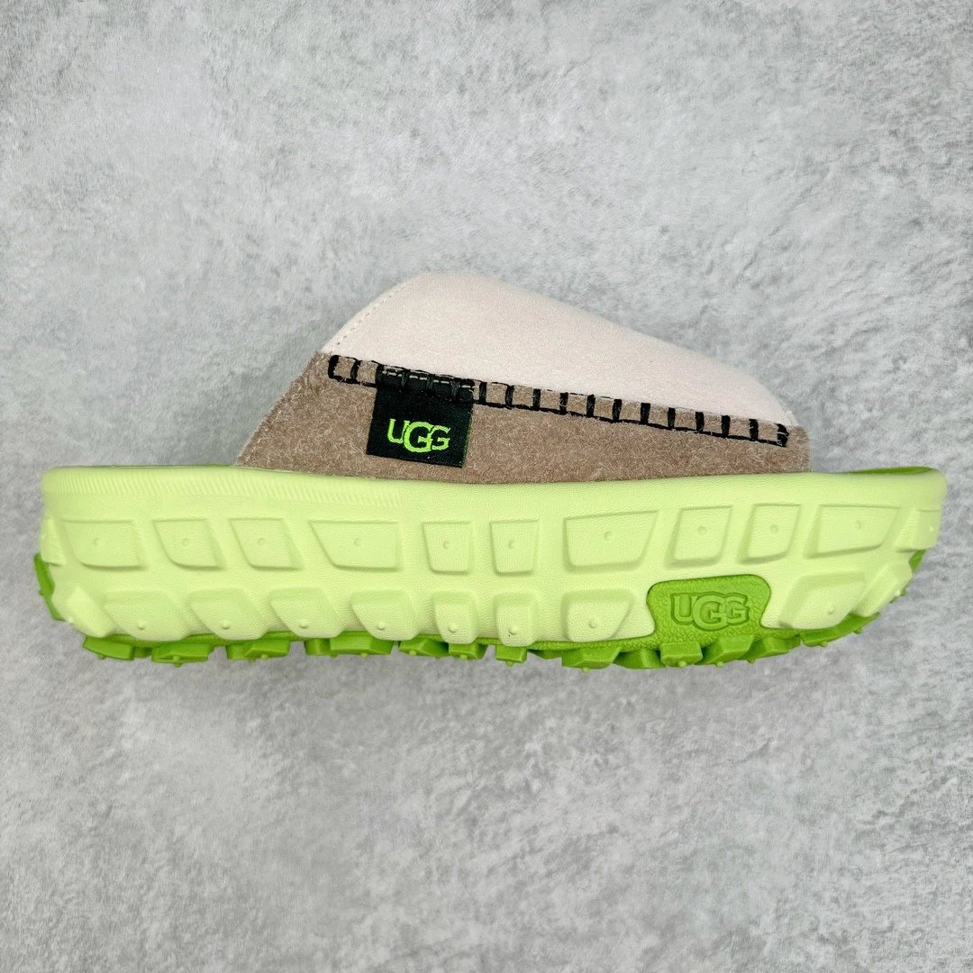 UGG Slippers Tasman Sport platform clog — Gray-green drag