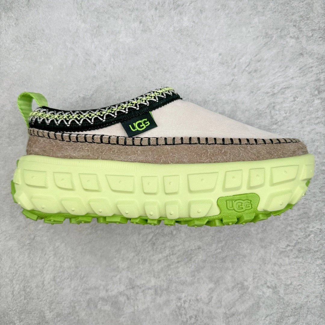 UGG Slippers Tasman Sport platform clog — Gray-green, fully wrapped