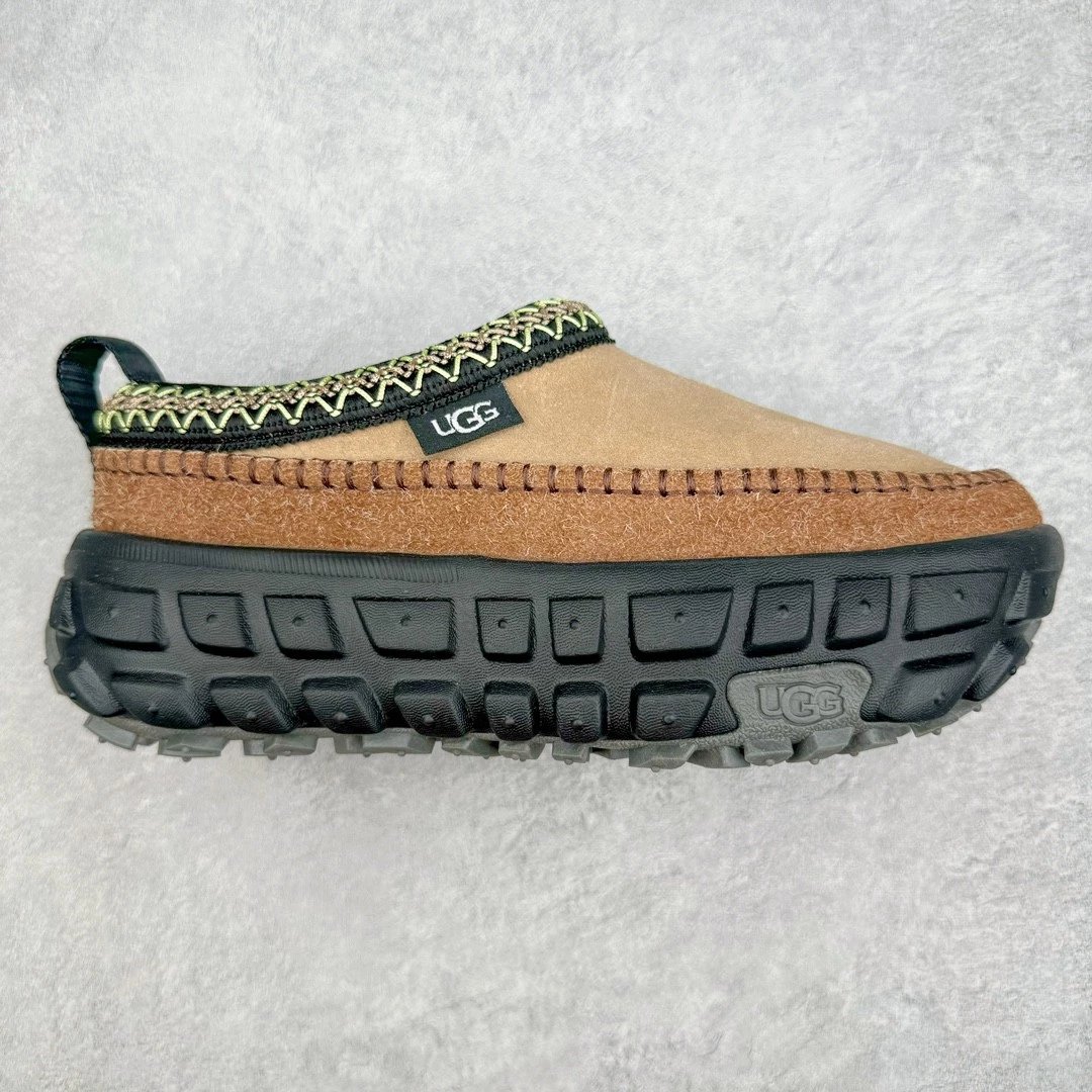 UGG Slippers Tasman Sport platform clog — Black-brown, fully wrapped