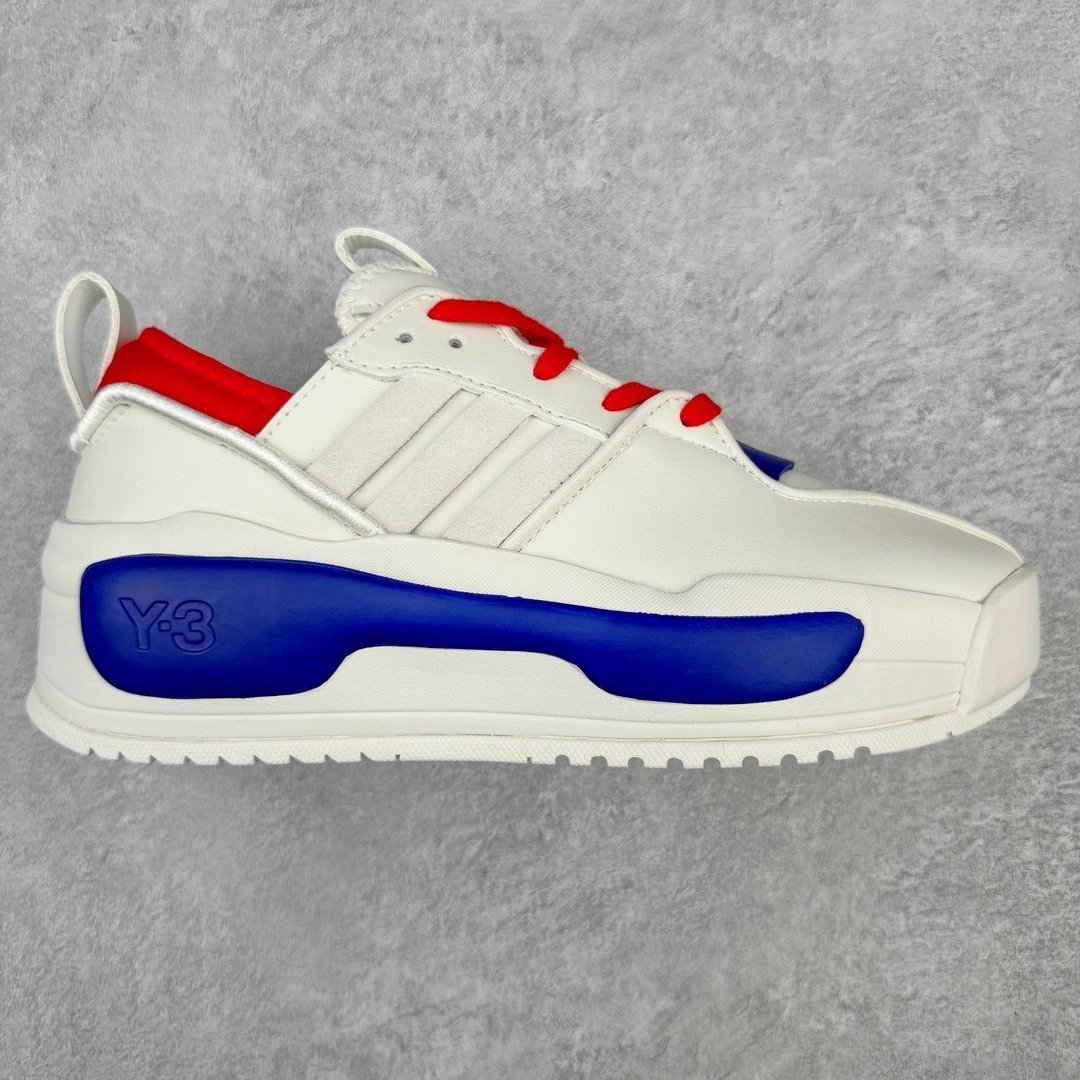 Y-3 Sneakers Rivalry low-top platform — White red blue