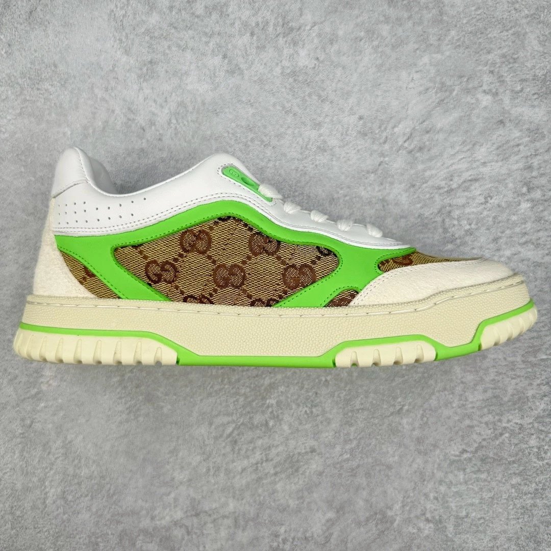 Gucci Sneakers Re-Web — White and green