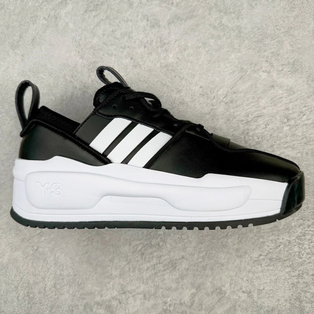 Y-3 Sneakers Rivalry low-top platform — Black and white