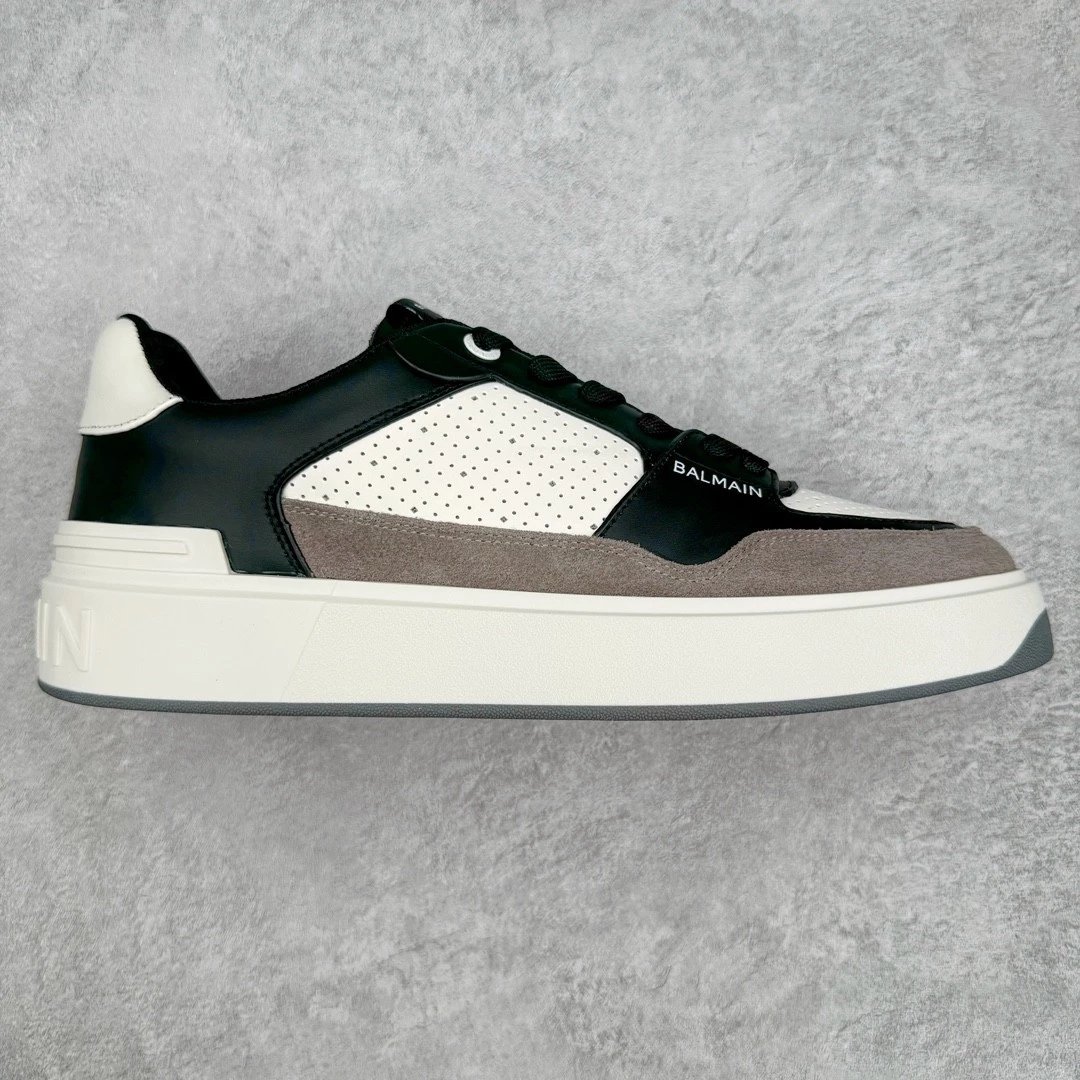 Balmain Sneakers B-Court — Black and white