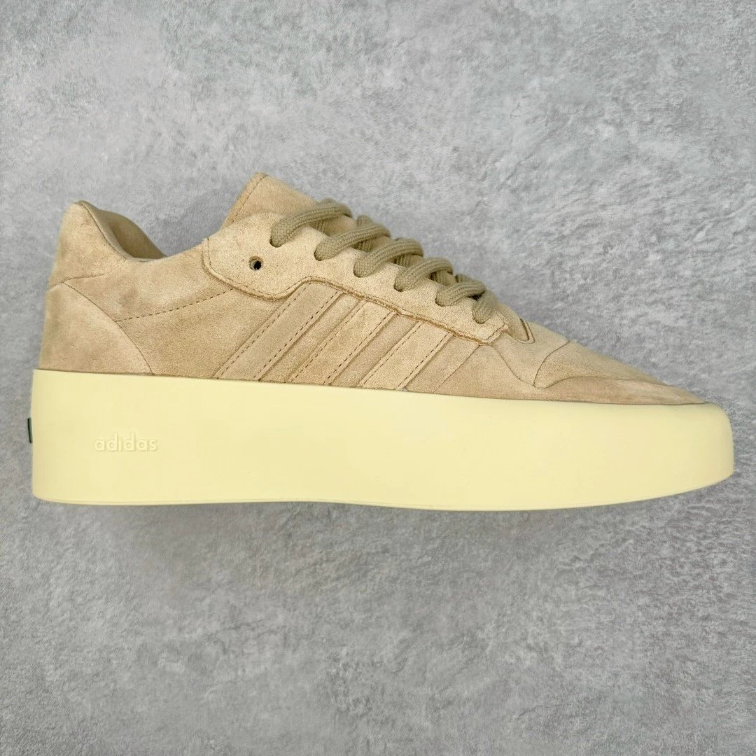 Adidas Sneakers Low-Top Three-Stripe Platform — Brown