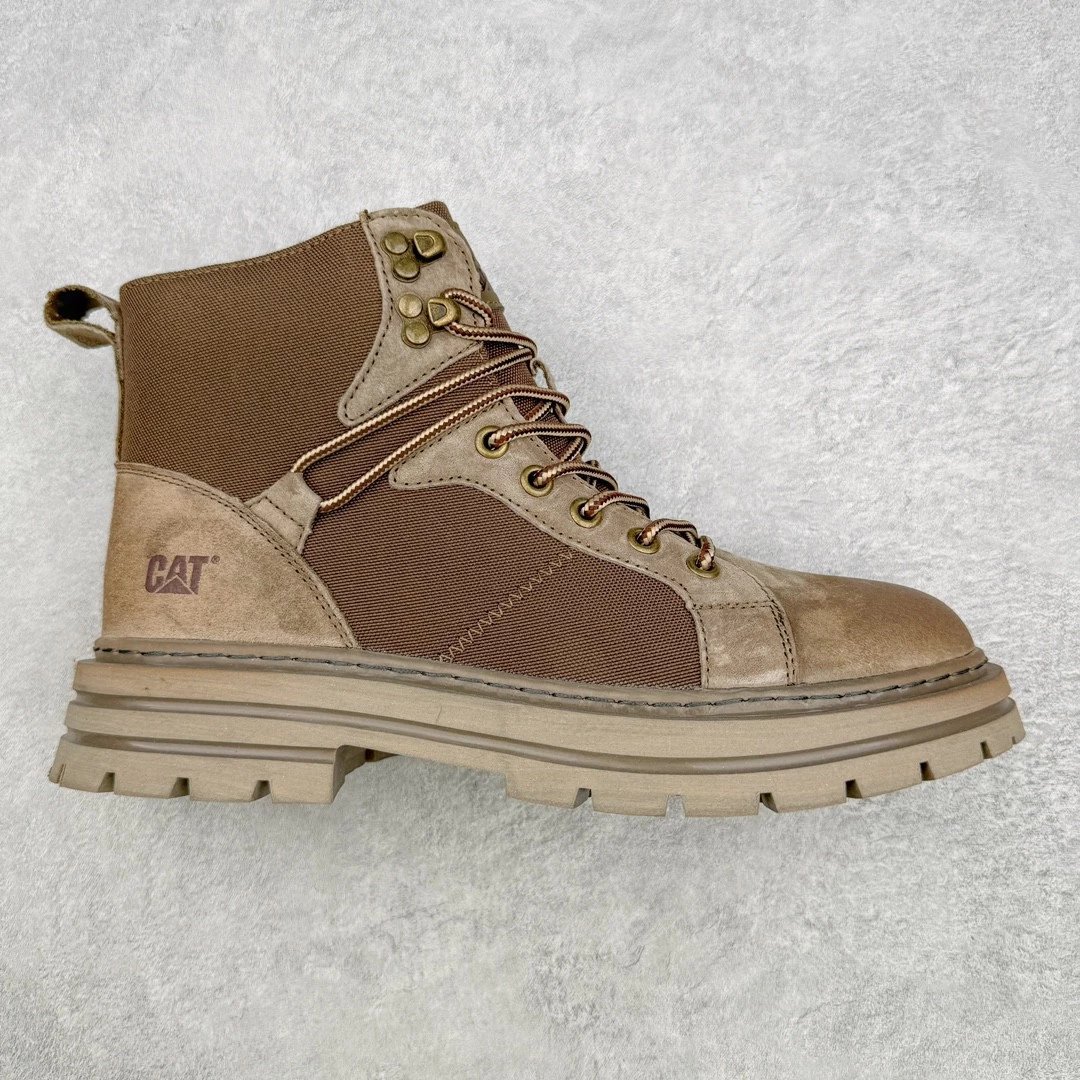 CAT Boots Lace-Up Work — Lace-Up Brown