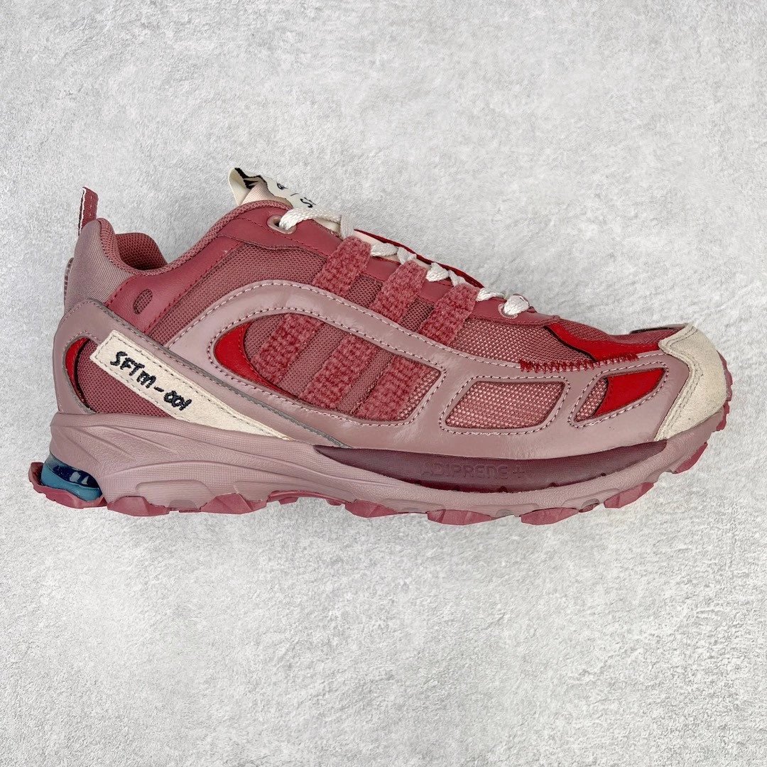 Adidas SFTM-001 and SFTM-003 sneakers — Wine red