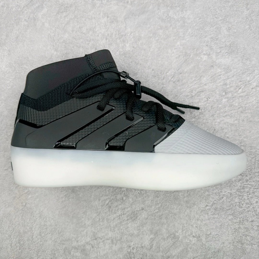 Adidas Sneakers Low-Top Three-Stripe Platform — Black and white