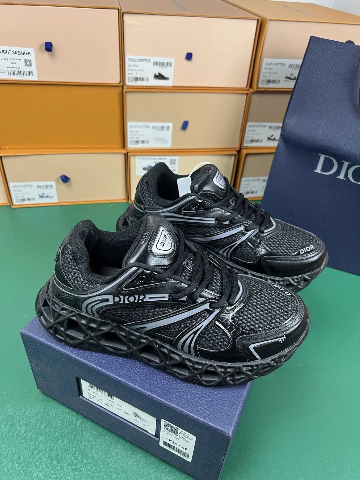Dior Sneakers B35 Mesh — Black