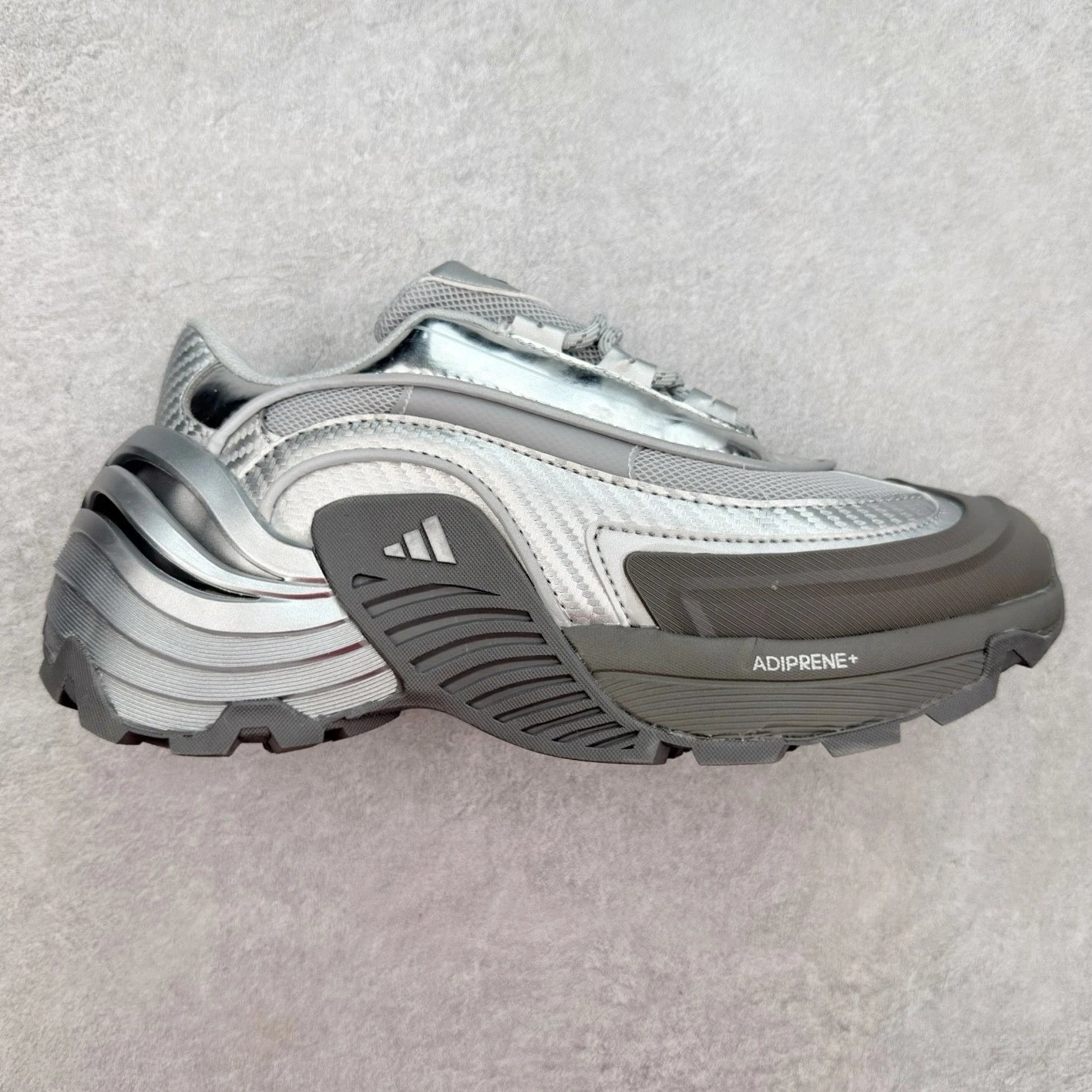 Adidas Sneakers Low-Top Chunky with ADIPRENE+ Cushioning — Silver