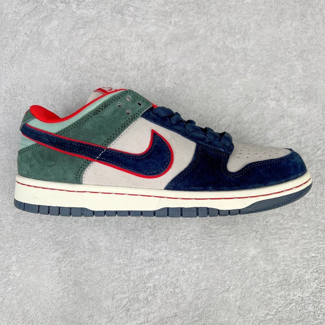 Nike Sneakers Dunk Low — blue red green
