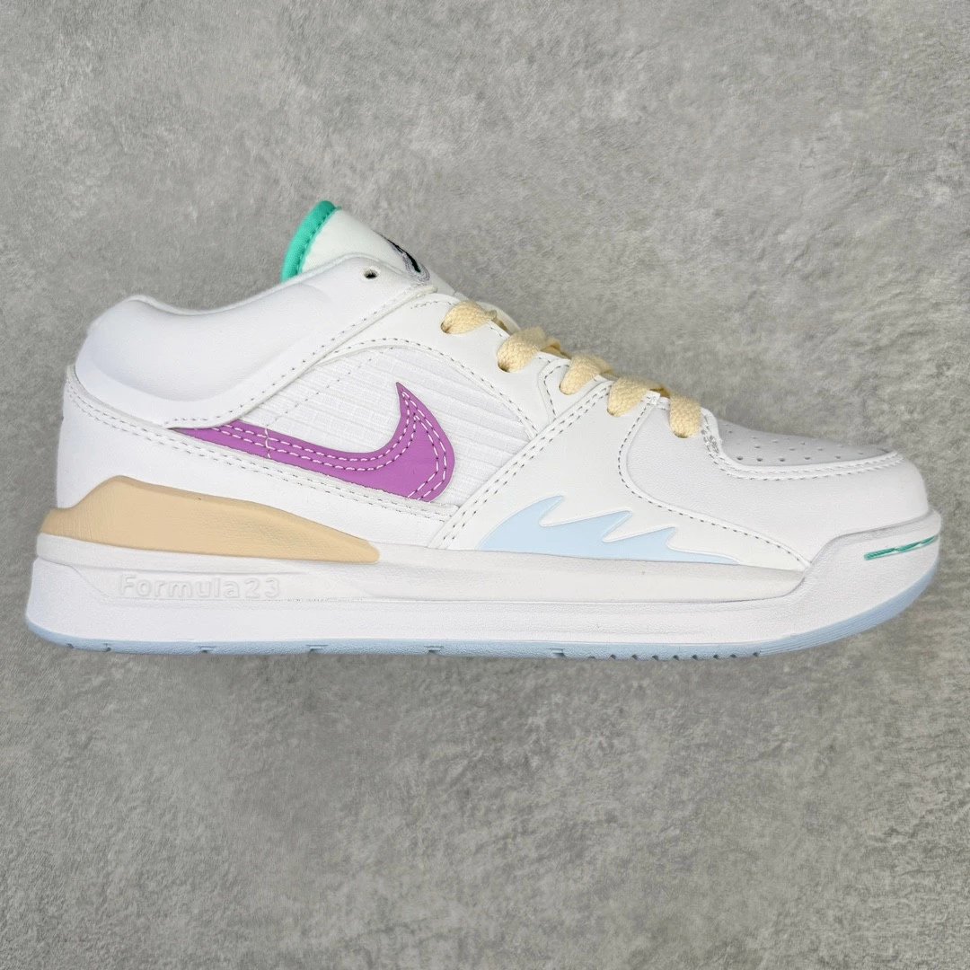 Nike Sneakers Jordan Stadium 90 — white purple blue