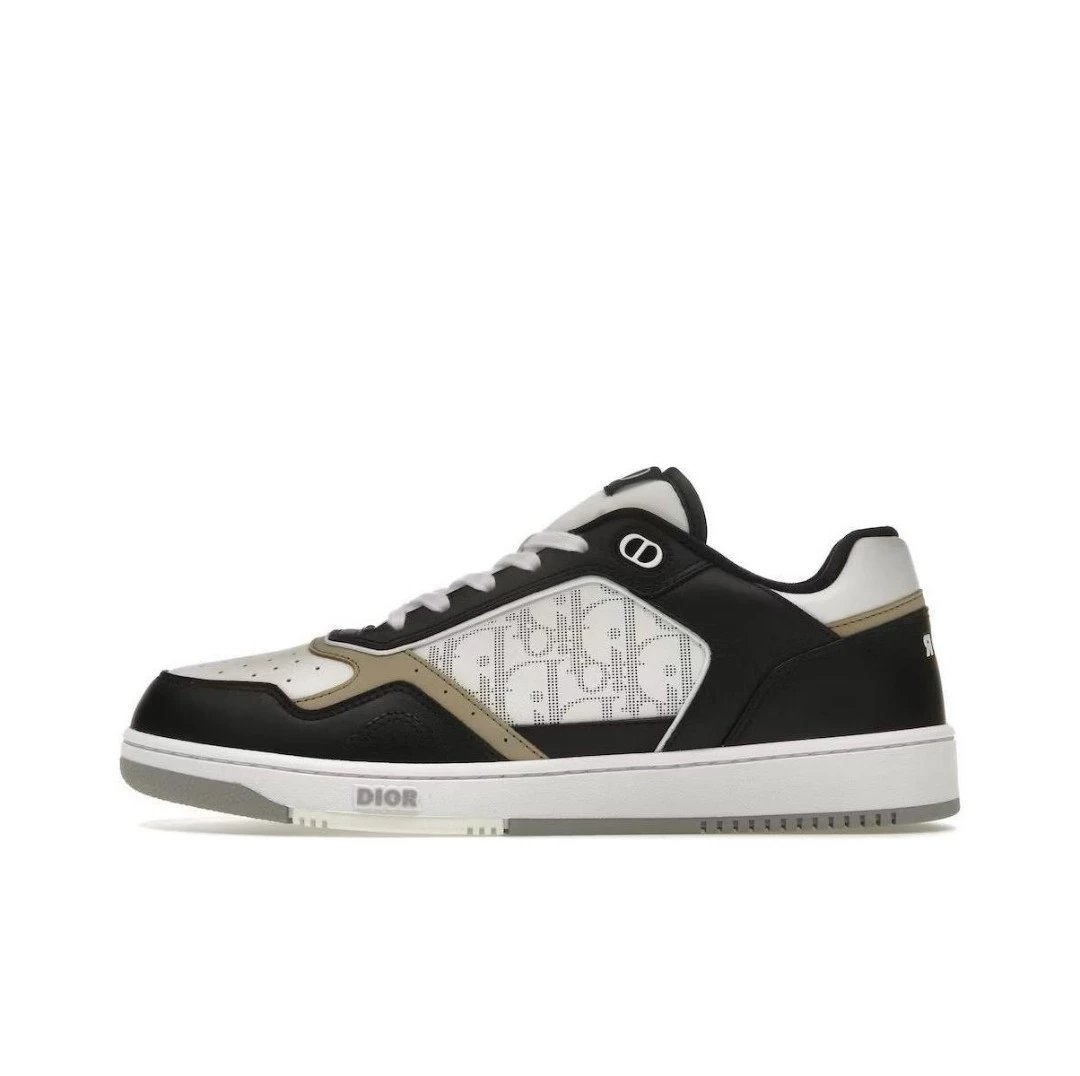 Dior Sneakers B27 low-top with Oblique panels — Black leather low 3 SN272ZIJ_H 163