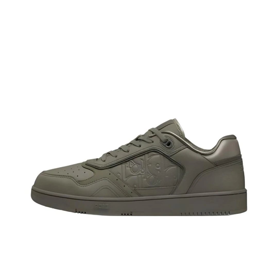 Dior Sneakers B27 low-top with Oblique panels — green low side 3 SN272ZAY_H 606