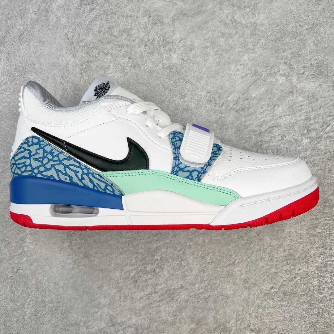 Nike Sneakers Air Jordan Legacy 312 Low — White and blue