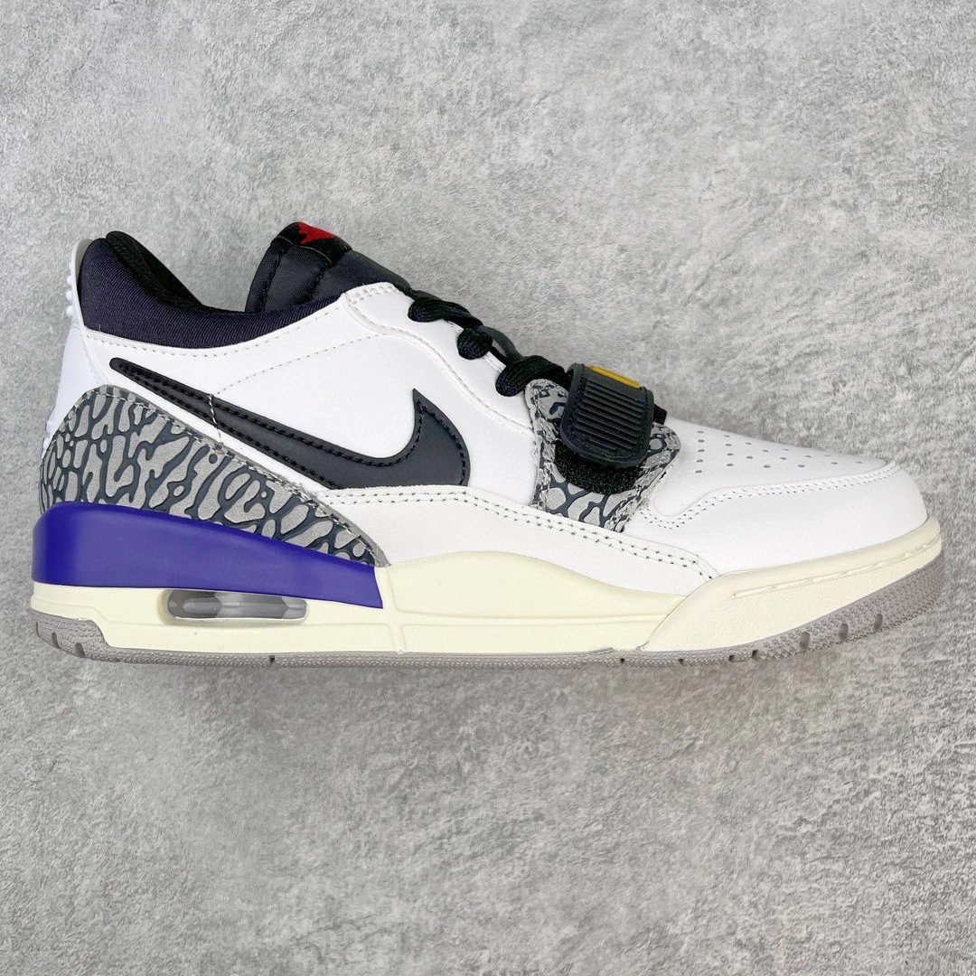 Nike Sneakers Air Jordan Legacy 312 Low — Black and white