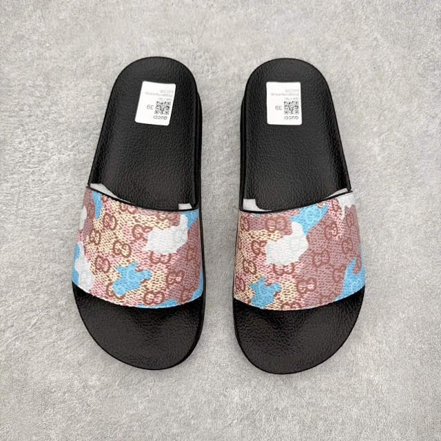 Gucci Slippers Logo-Pattern Lug-Sole Slide product detail image 47