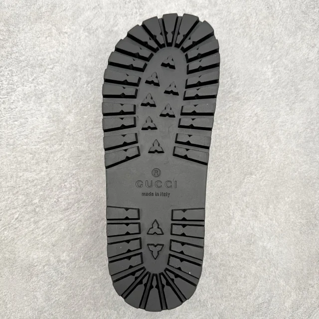 Gucci Slippers Logo-Pattern Lug-Sole Slide product detail image 45