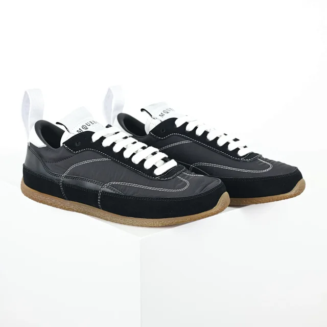 Alexander McQueen Sneakers Low-Top Nylon and Suede with Rear Pull Tabs product detail image 21