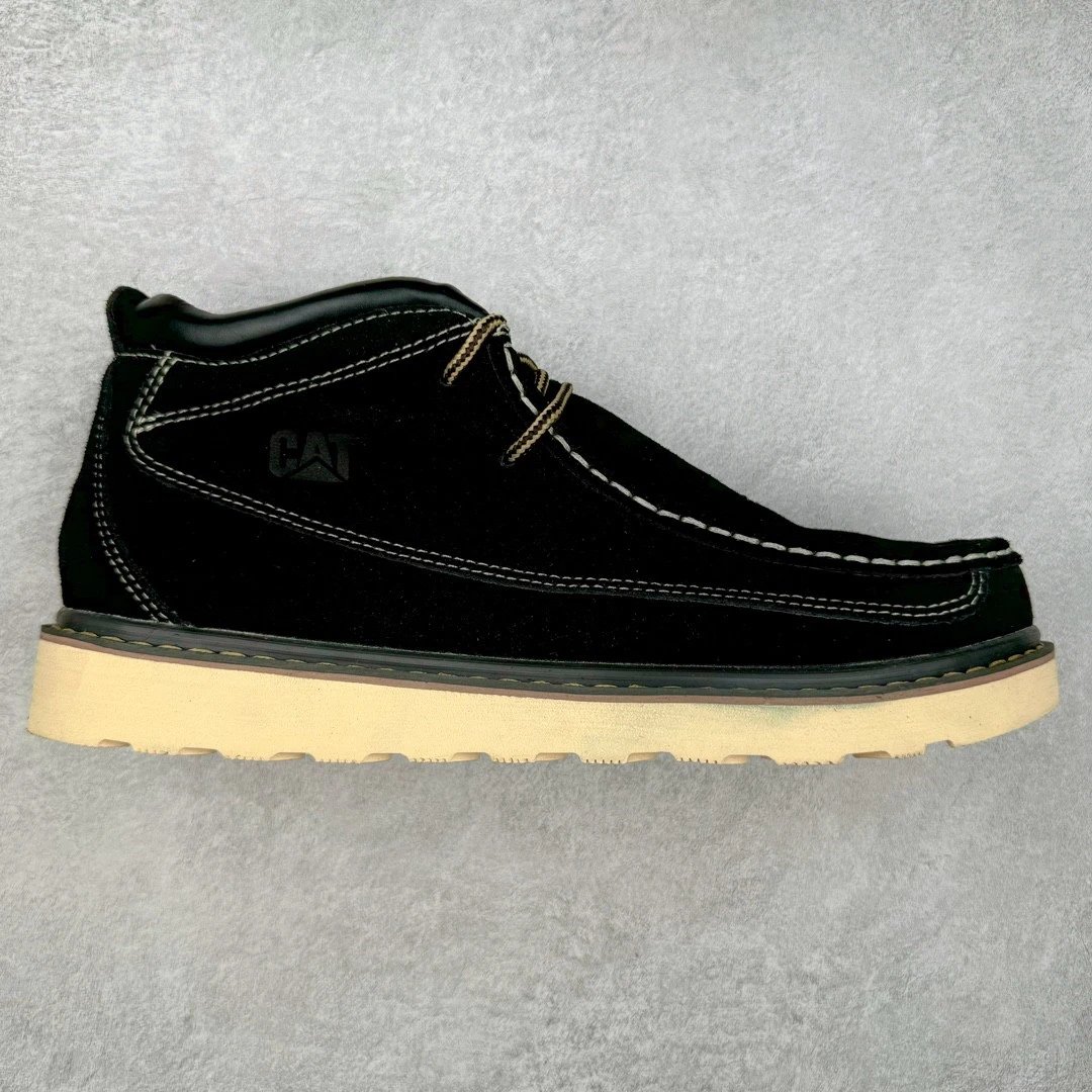 CAT Boots Moc-Toe Chukka — Black