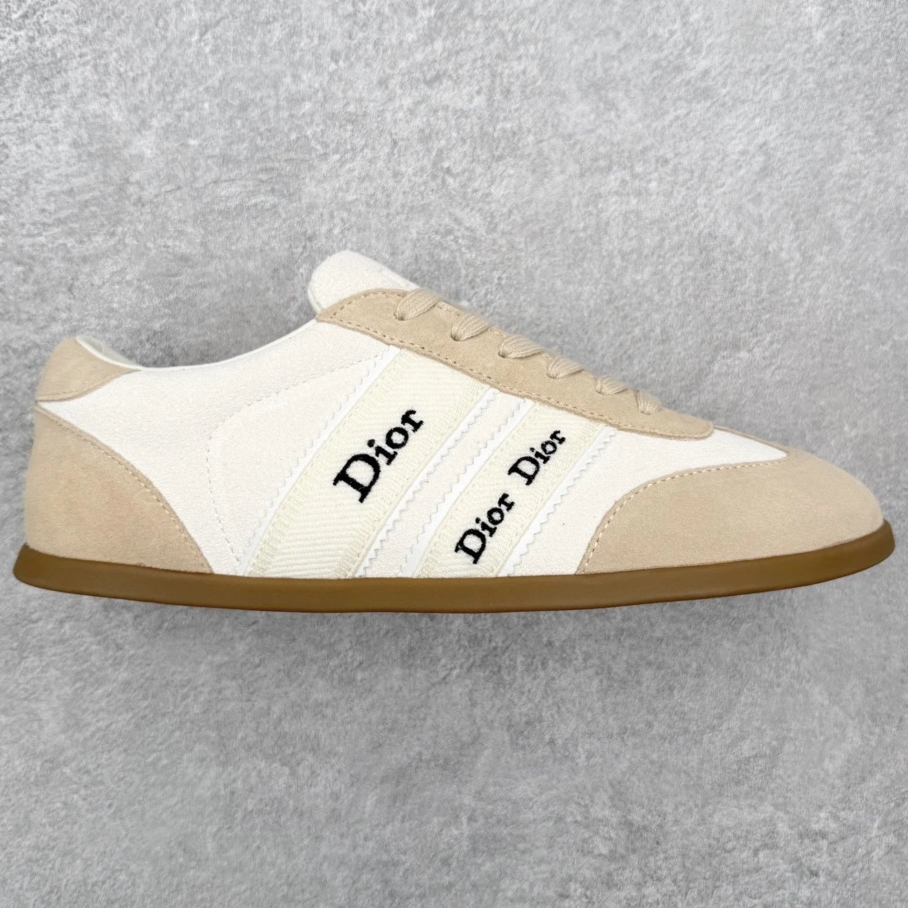 Dior Sneakers Degas Ribbon — White-brown